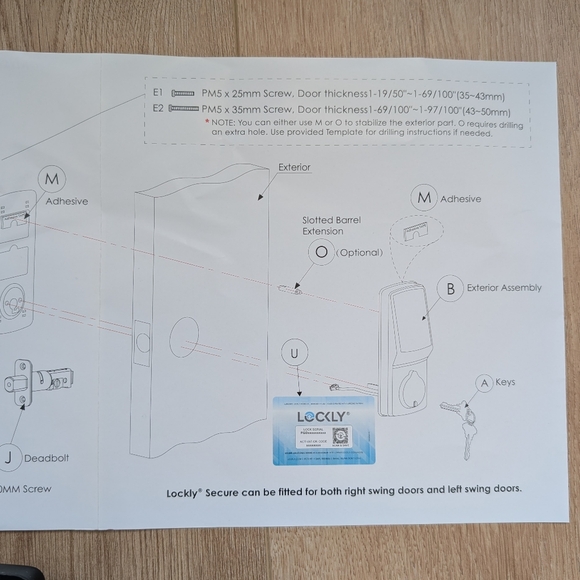 Lockly Secure Pro Deadbolt Edition - Picture 7 of 16